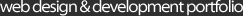 web design & web development portfolio
