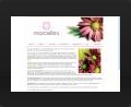 Web design and web development thumbnail of Marcelles Flowers Web Site
