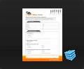design thumbnail - Large version of Moved Motor Sports' reseller application form.
